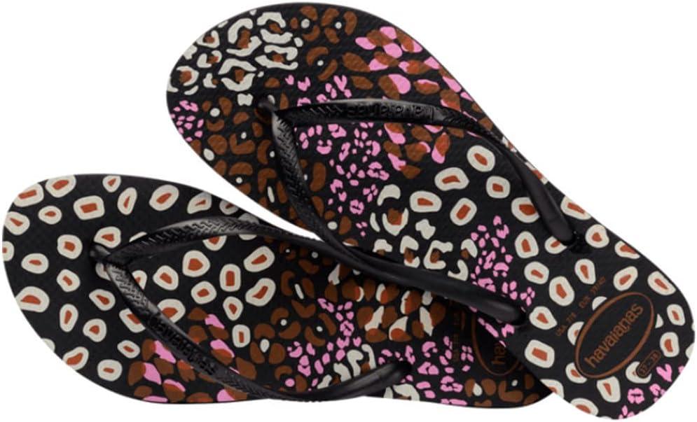 image:imageHavaianas Womens Dragon Flip FlopMulticoloured Black Pink Lemonade