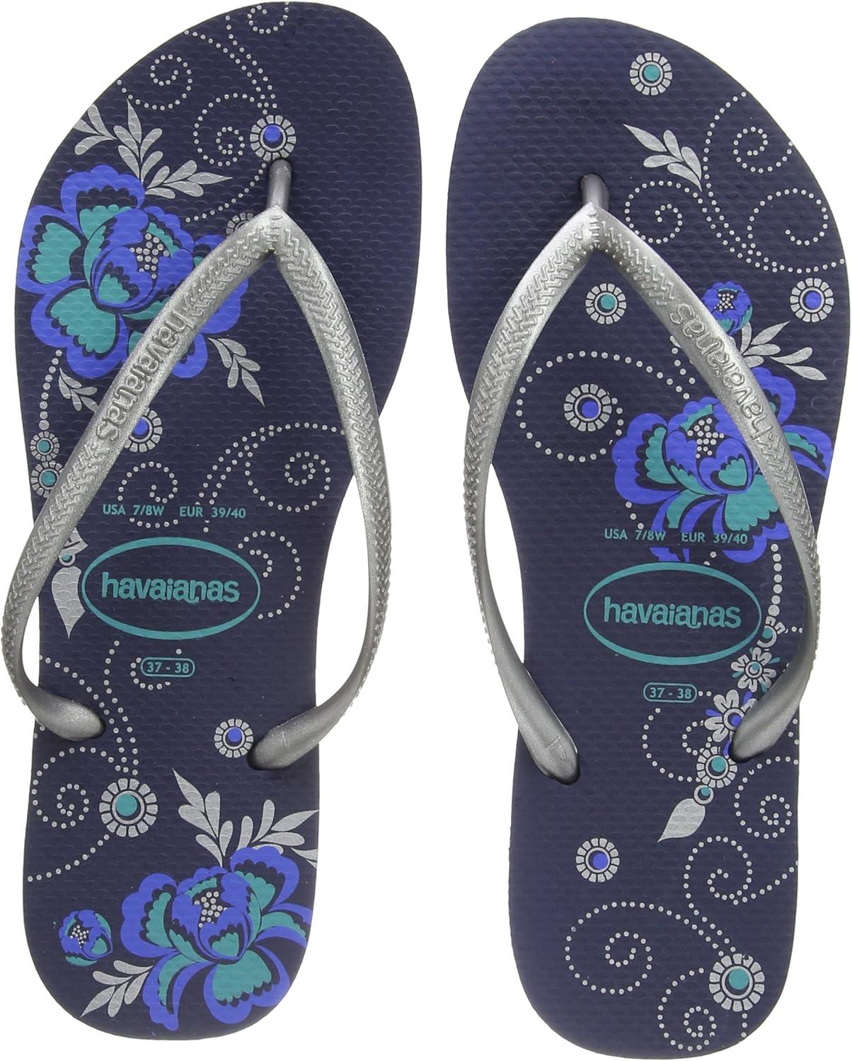 image:imageHavaianas Womens Dragon Flip FlopMulticoloured Blue 0555