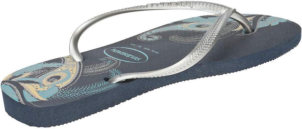 image:imageHavaianas Womens Dragon Flip FlopMulticoloured Navy Silver