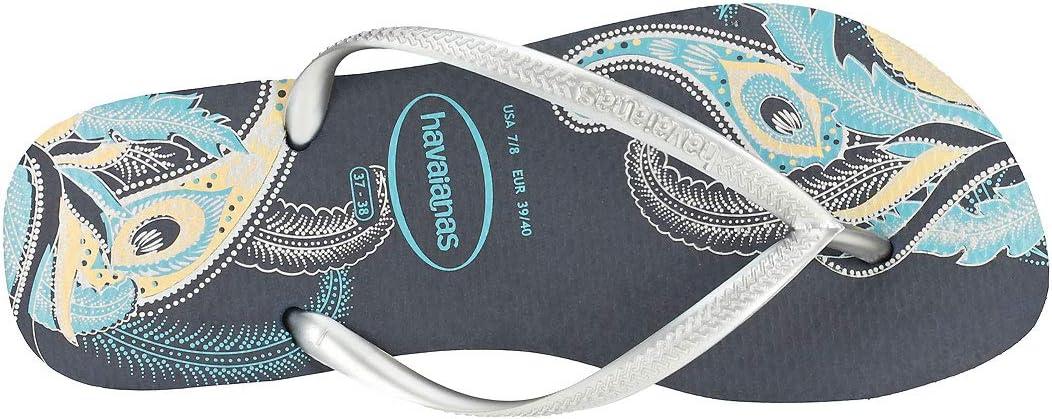 image:imageHavaianas Womens Dragon Flip FlopMulticoloured Navy Silver