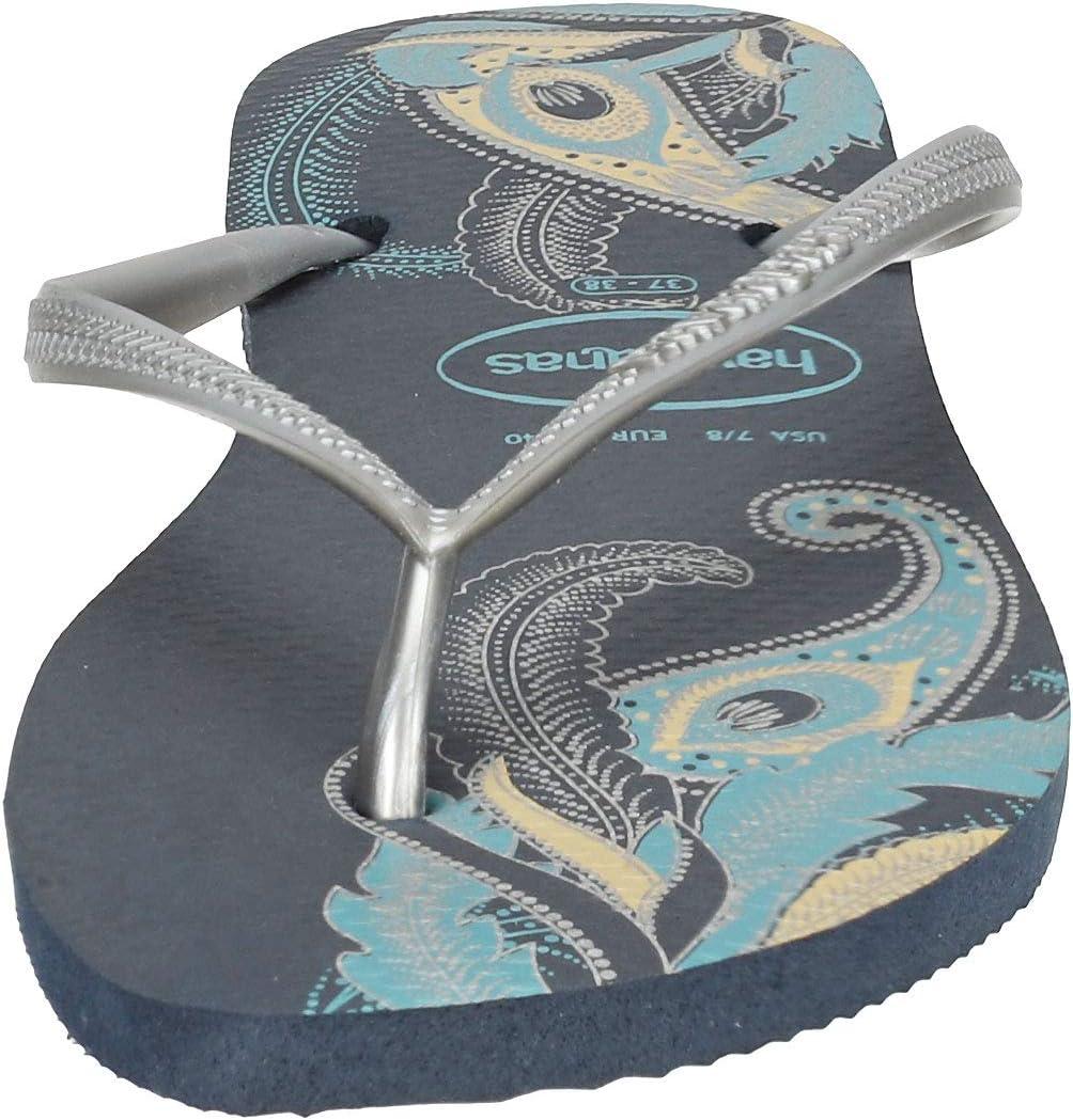 image:imageHavaianas Womens Dragon Flip FlopMulticoloured Navy Silver
