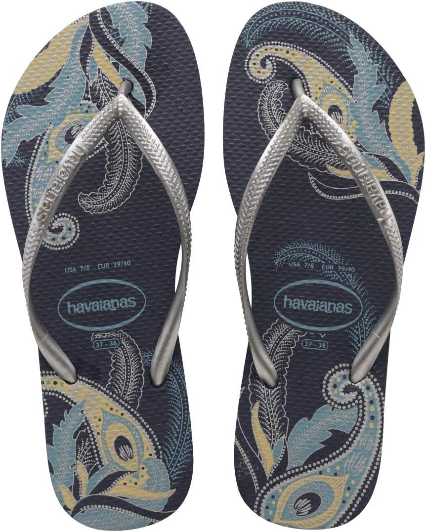 image:imageHavaianas Womens Dragon Flip FlopMulticoloured Navy Silver