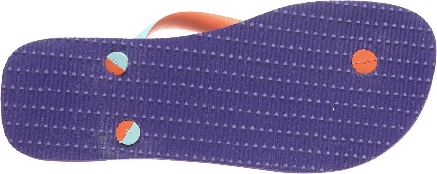 image:imageHavaianas Womens Dragon Flip FlopOrange blue purple