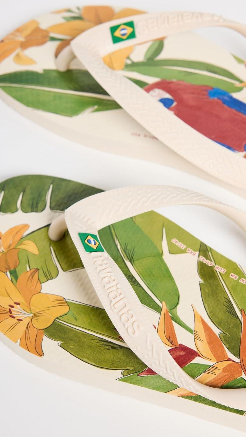 image:imageHavaianas Womens Dragon Flip FlopParrot Hibiscus