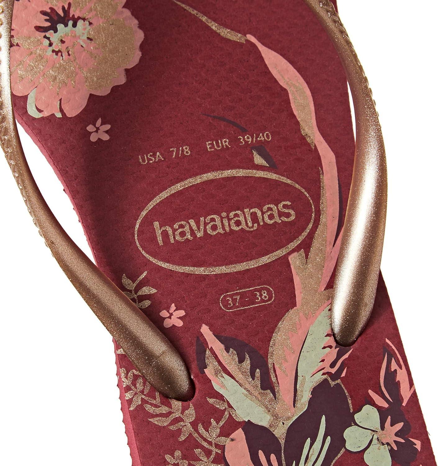 image:imageHavaianas Womens Dragon Flip FlopRed Rose Gold Metallic