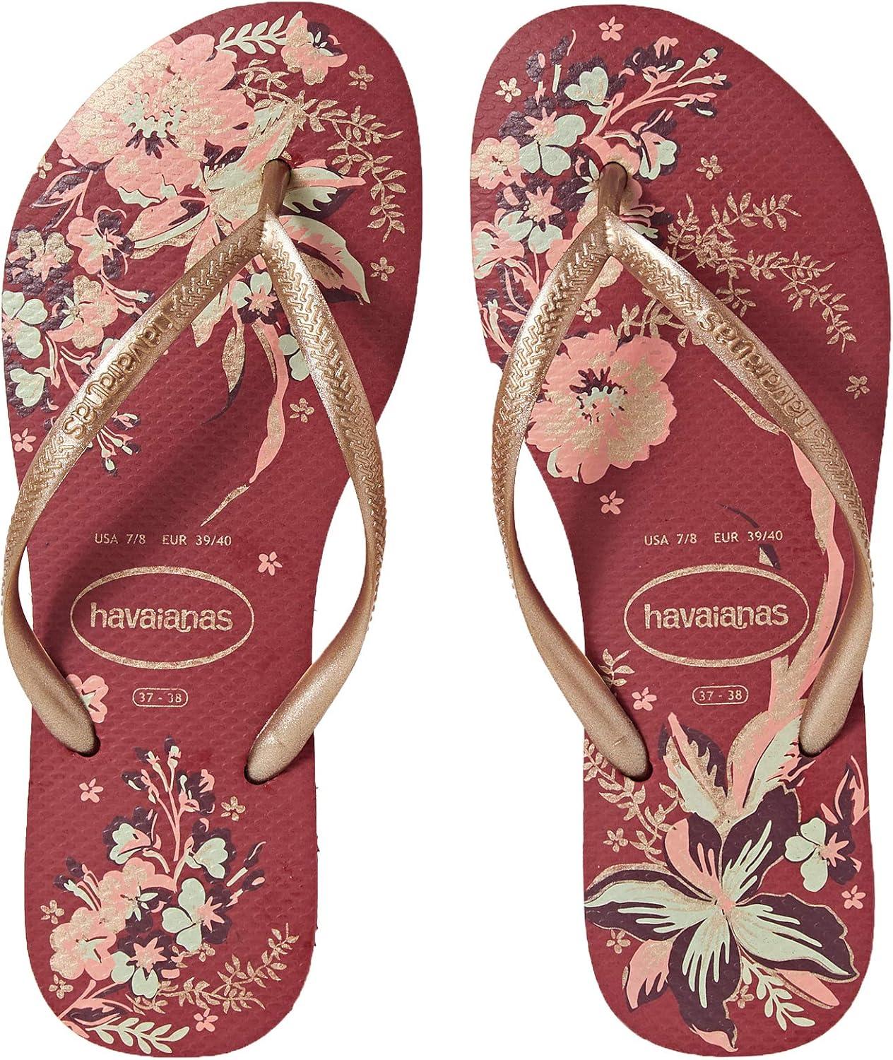 image:imageHavaianas Womens Dragon Flip FlopRed Rose Gold Metallic