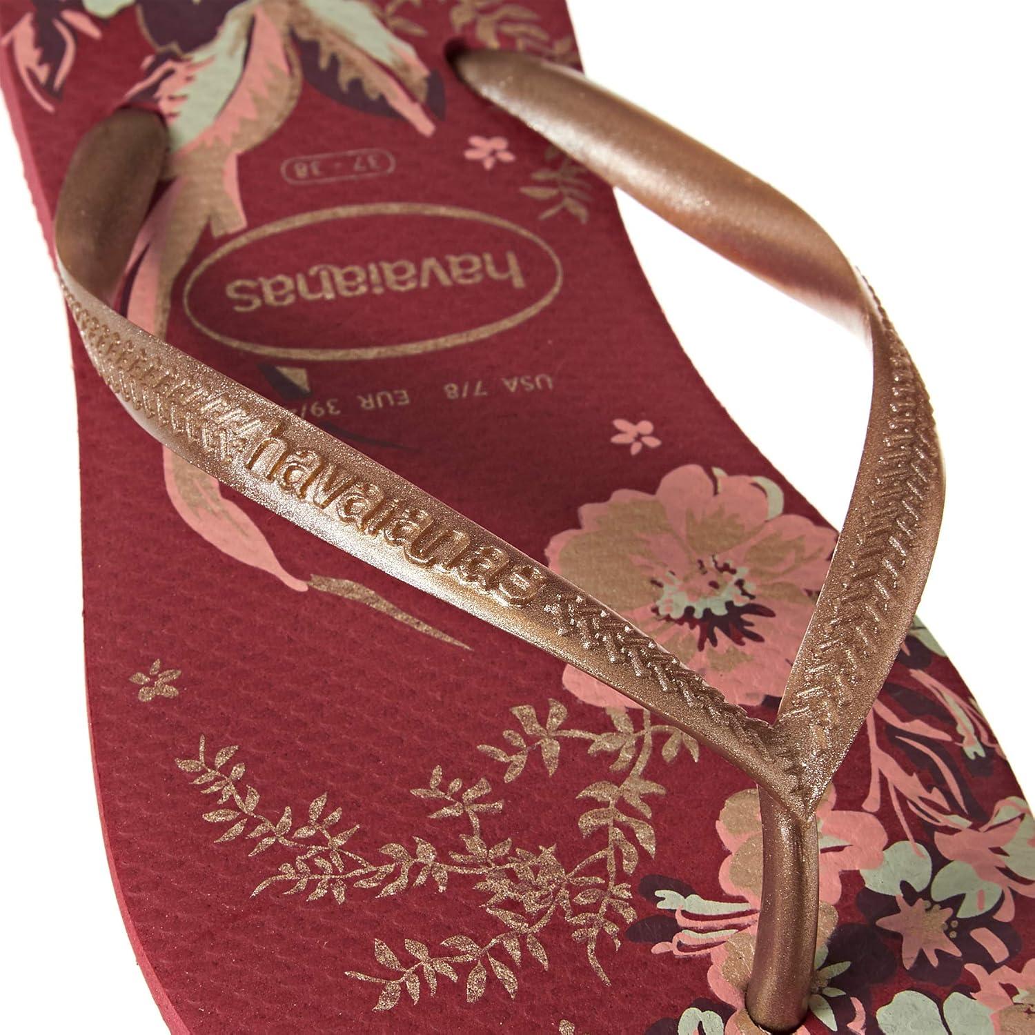 image:imageHavaianas Womens Dragon Flip FlopRed Rose Gold Metallic