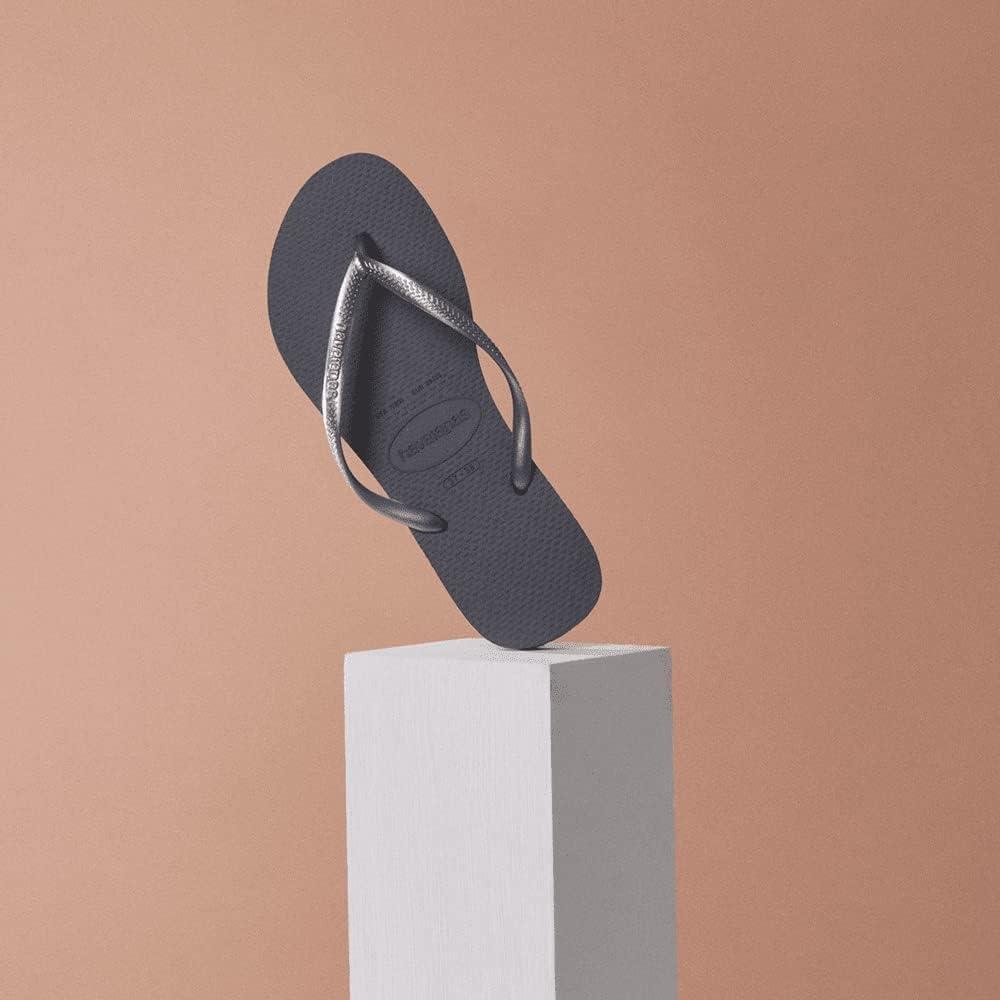 image:imageHavaianas Womens Dragon Flip FlopSteel Grey