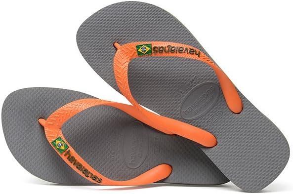 image:imageHavaianas Womens Dragon Flip FlopSteel Grey Neon Orange