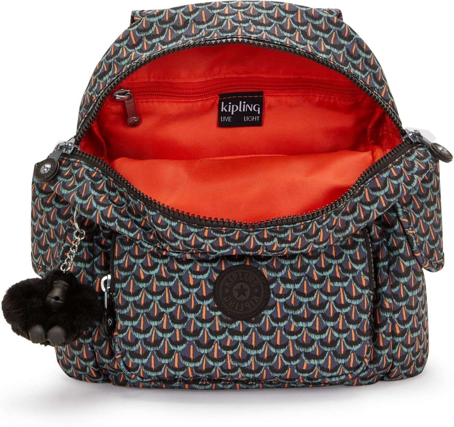 image:imageKipling Womens City Pack Mini Backpack Lightweight Versatile Daypack Durable and WaterResistantGeo Feather