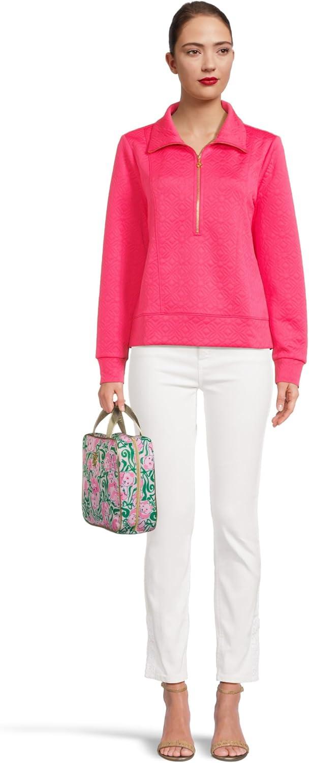 image:imageLilly Pulitzer Womens Constance Cosmetic Case BagPink Quartz Panda N Bows