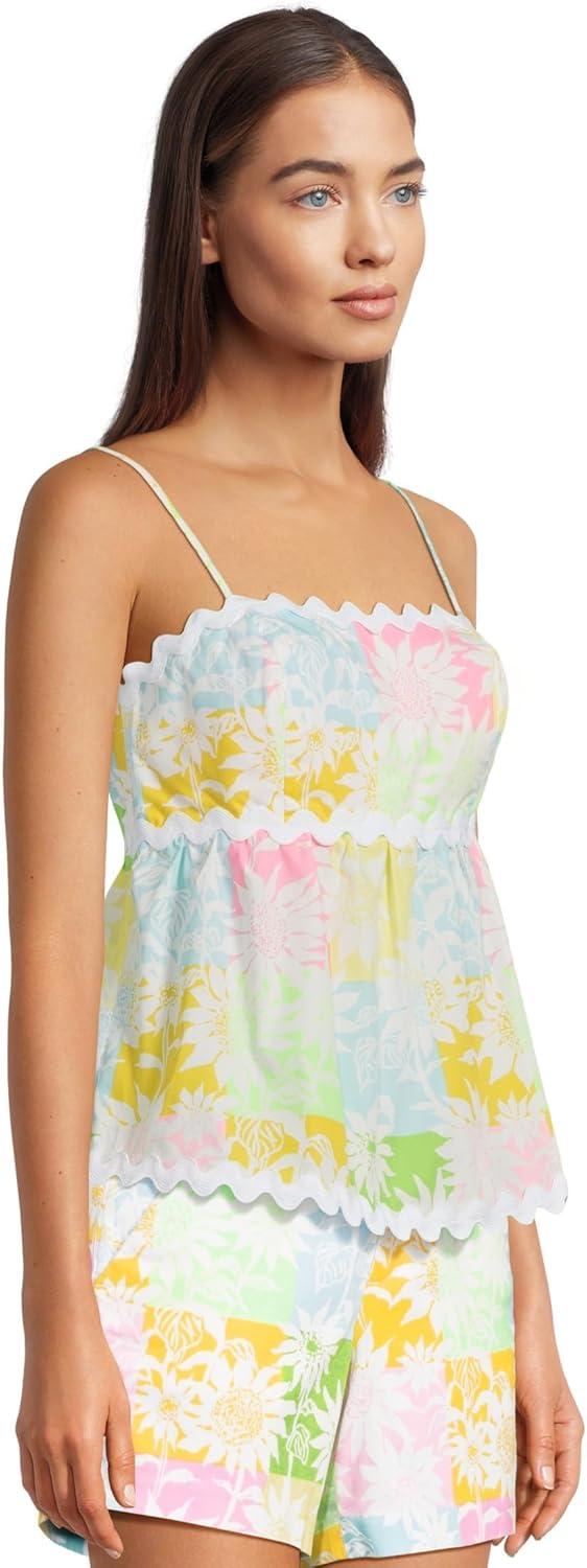 image:imageLilly Pulitzer Womens Jaydis TopMulti Via Sunny Sunflowers