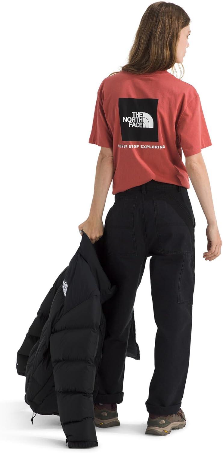 image:imageTHE NORTH FACE Womens Evolution Box NSE Shortsleeve Tee Regular Fit Cotton Tshirt With Logo GraphicsMars Dust