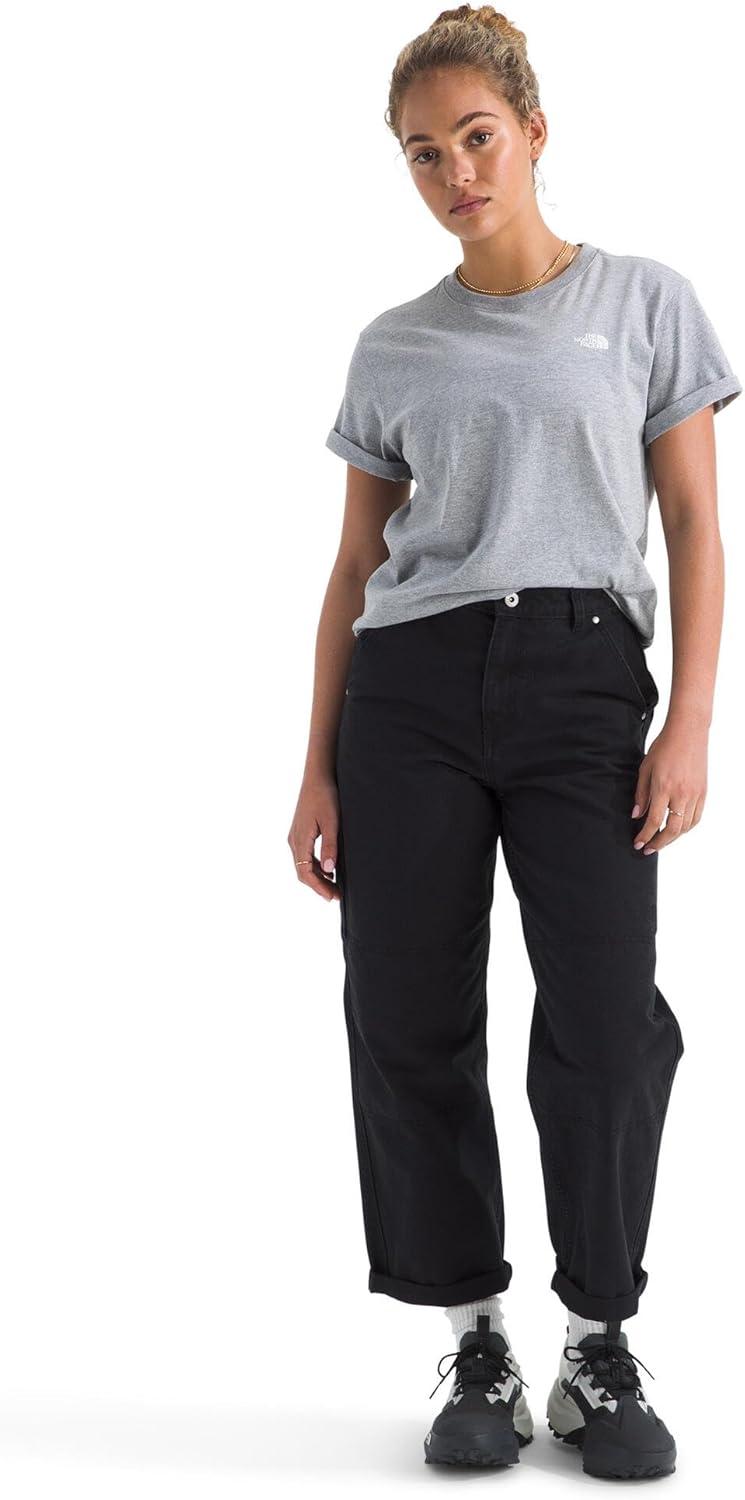 image:imageTHE NORTH FACE Womens Evolution Box NSE Shortsleeve Tee Regular Fit Cotton Tshirt With Logo GraphicsTnf Pale Grey Heather
