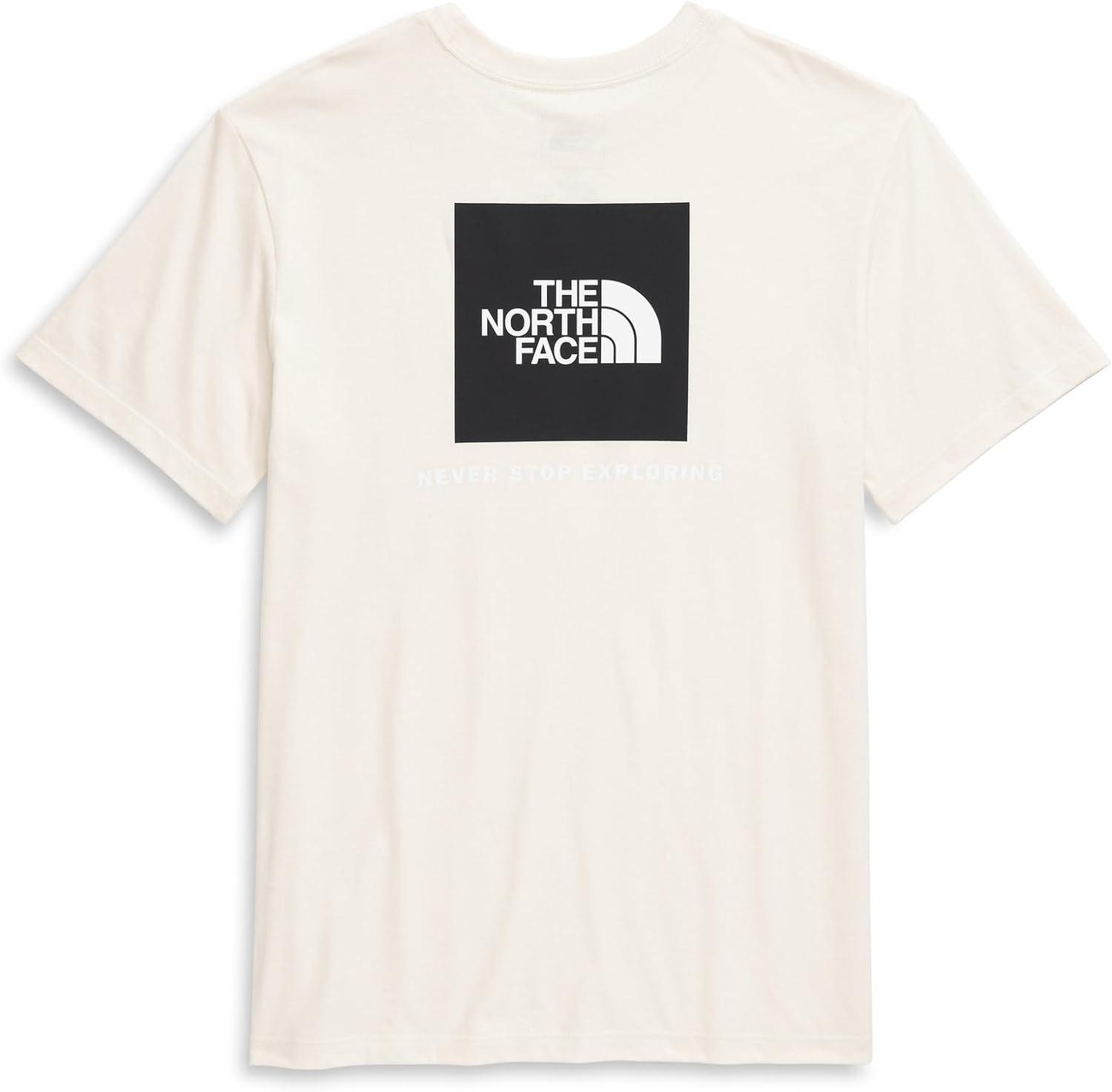 image:imageTHE NORTH FACE Womens Evolution Box NSE Shortsleeve Tee Regular Fit Cotton Tshirt With Logo GraphicsWhite Dune