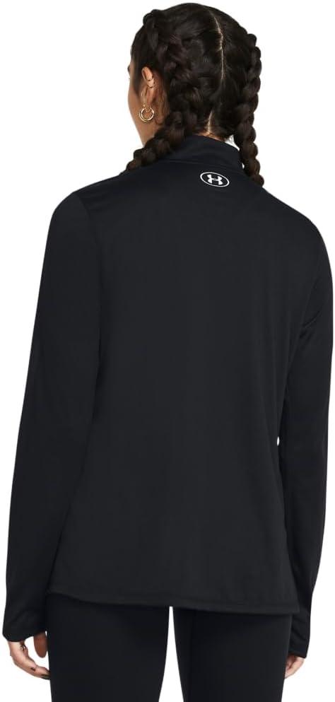 image:imageUnder Armour Womens Tech Quarter Zip001 Black White
