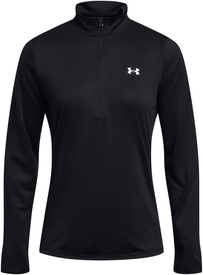 image:imageUnder Armour Womens Tech Quarter Zip001 Black White