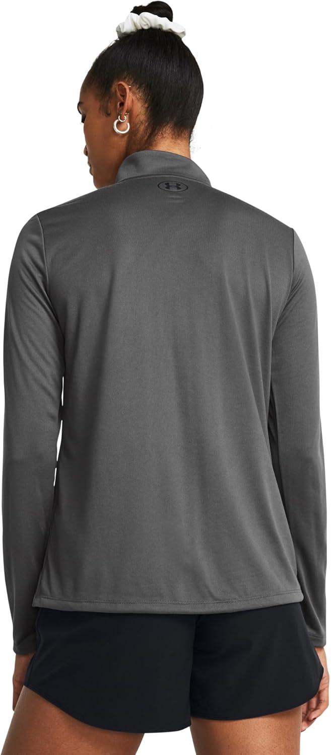image:imageUnder Armour Womens Tech Quarter Zip025 Castlerock Black