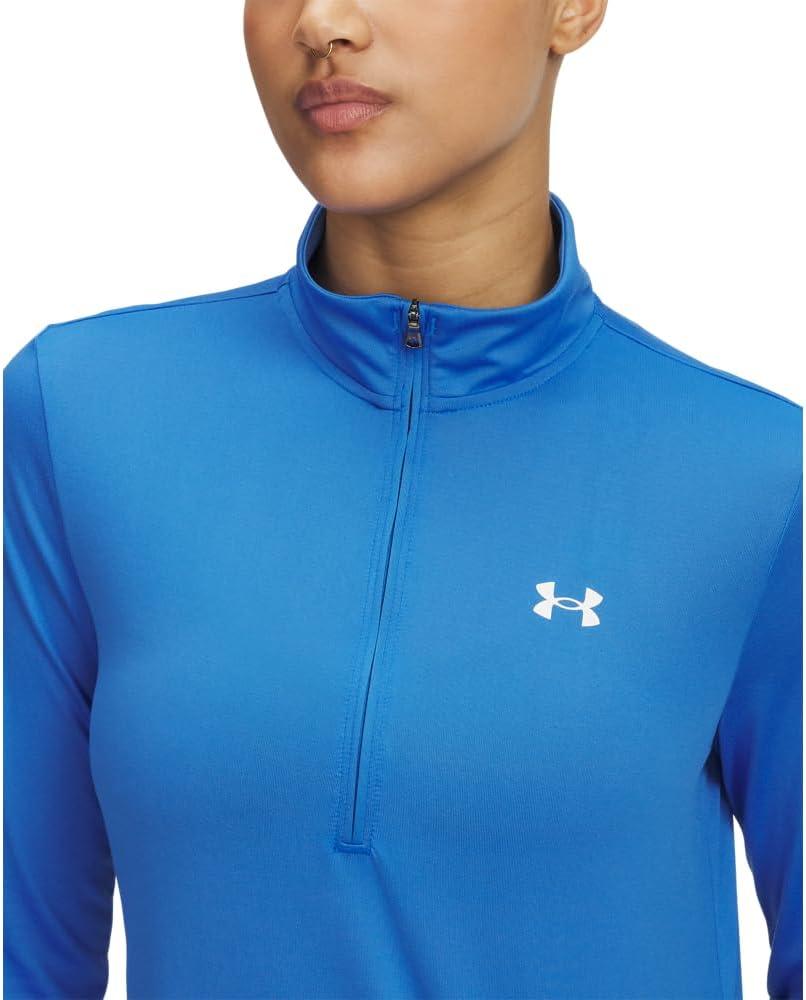 image:imageUnder Armour Womens Tech Quarter Zip402 Blue Atlantis White
