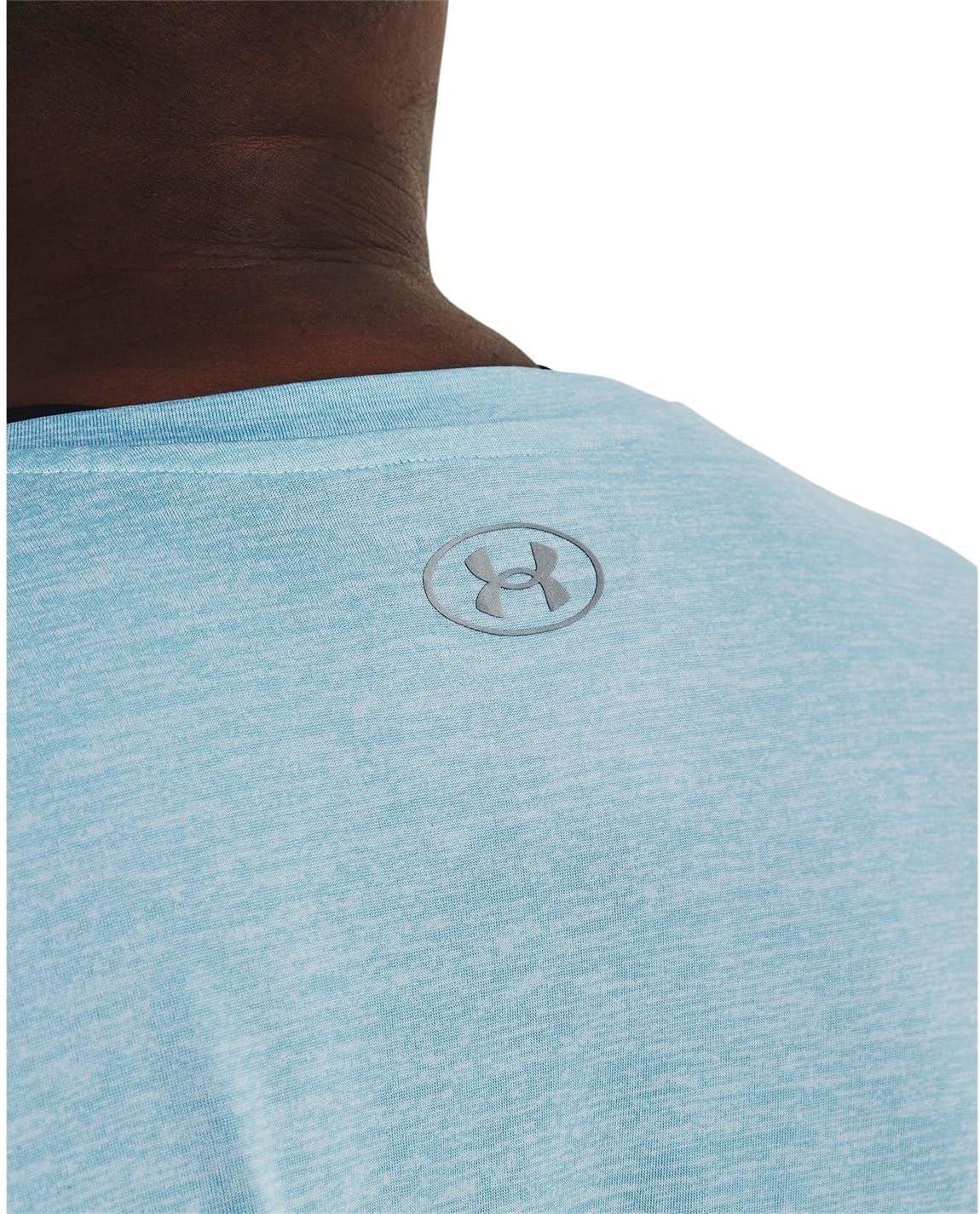 image:imageUnder Armour Womens Tech ShortSleeve VNeck Twist490 Blizzard White Metallic Silver