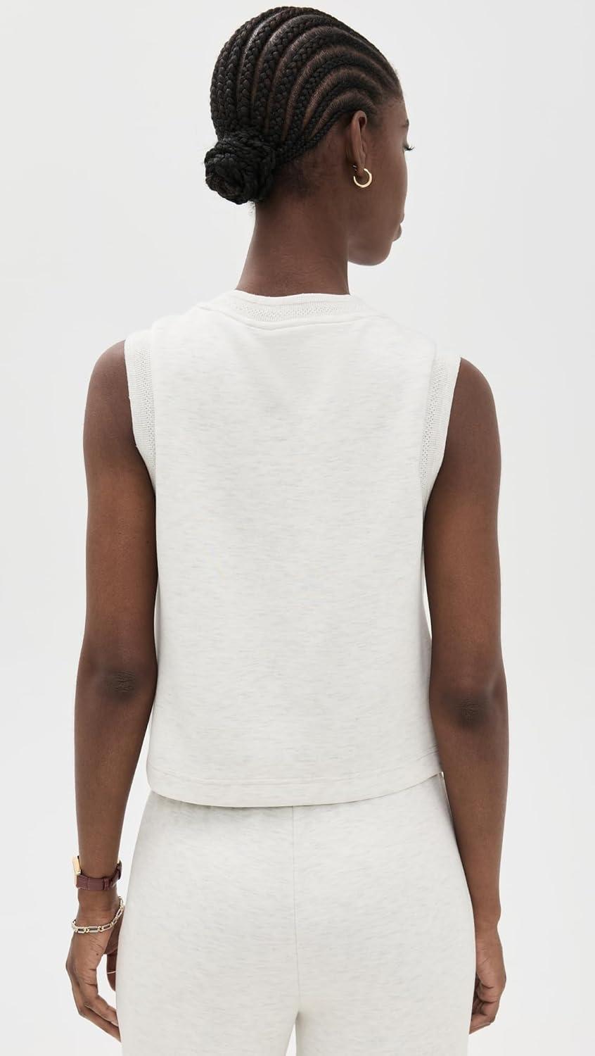 image:imageVarley Womens Shea Crop TankIvory Marl