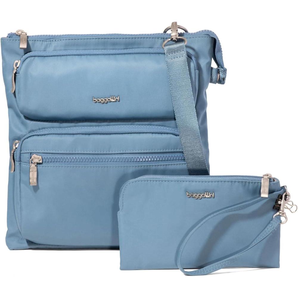 image:imageBaggallini womens Nolita CrossbodyCornflower Twill