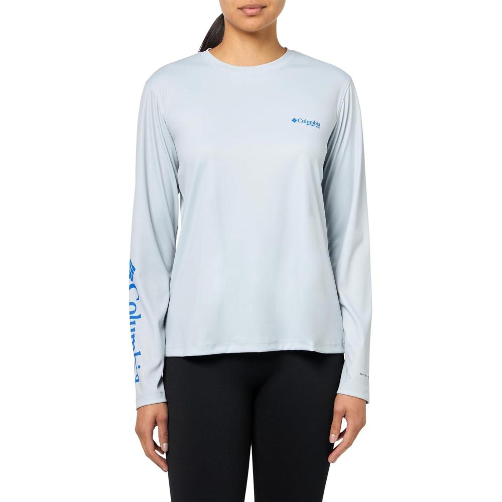 image:imageColumbia Womens Tidal Tee PFG Fish Star Long SleeveCirrus GreyFish Star Marlin Floracamo