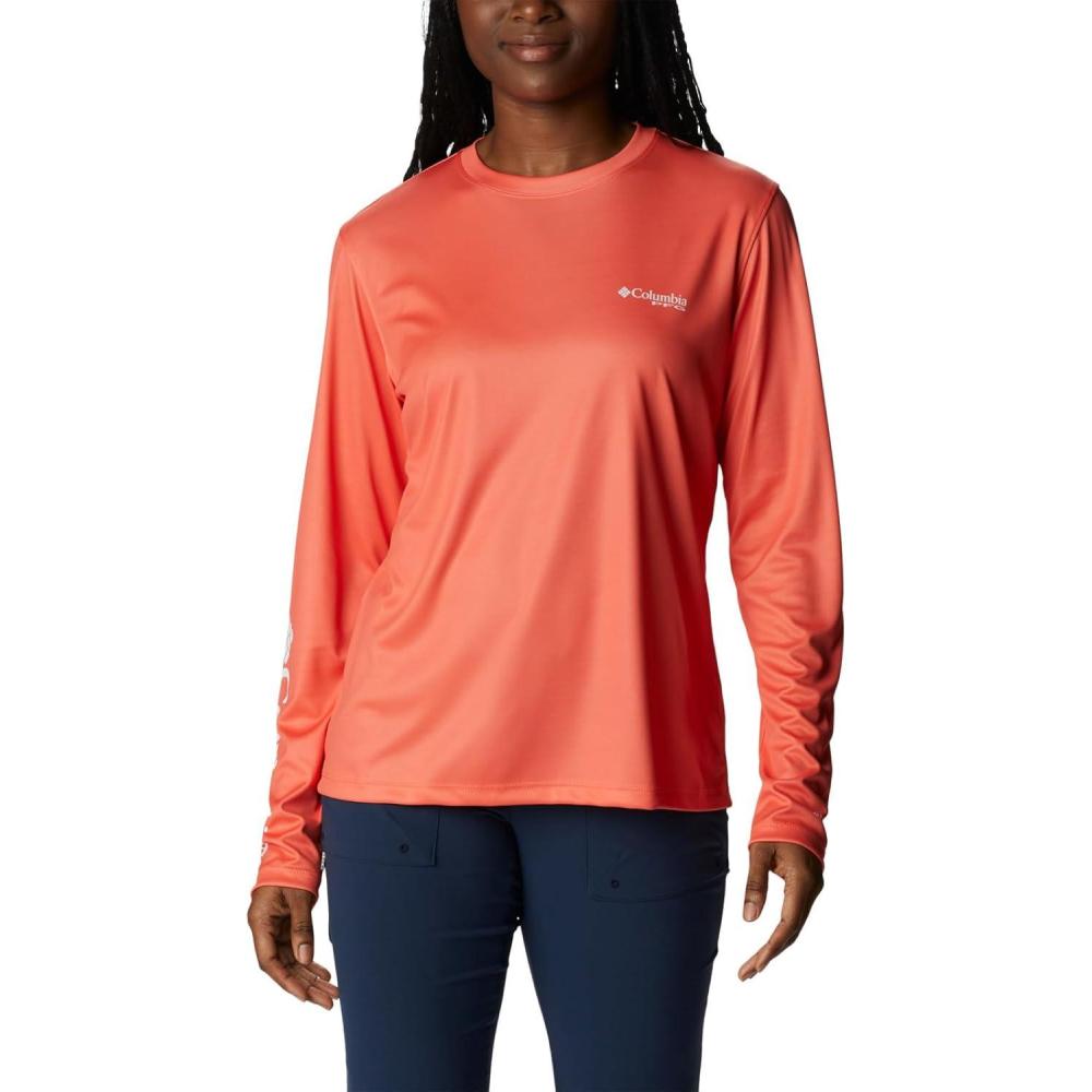 image:imageColumbia Womens Tidal Tee PFG Fish Star Long SleeveCorangeFish Star Tropamix