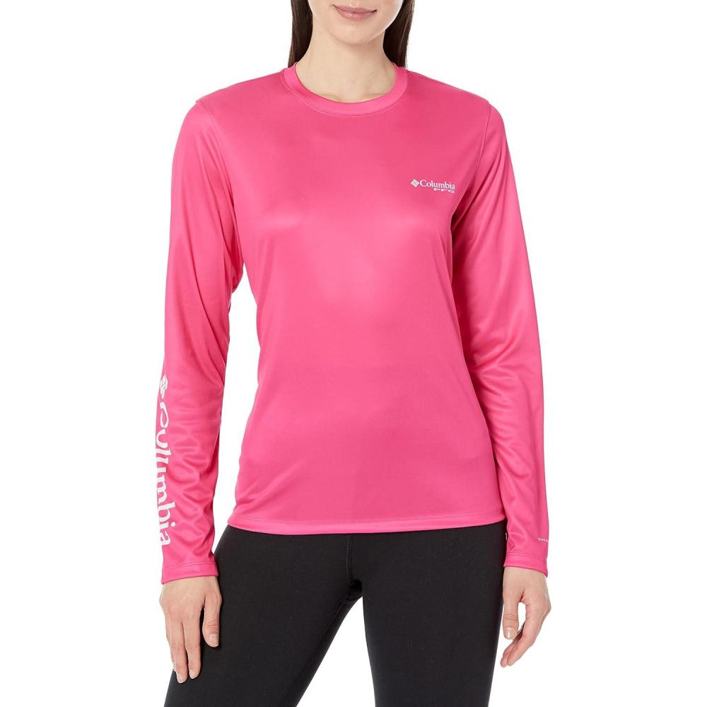 image:imageColumbia Womens Tidal Tee PFG Fish Star Long SleeveUltra PinkFish Star Tropamix
