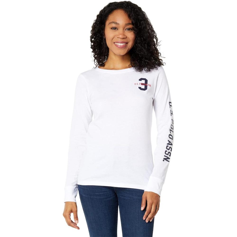 image:imageGraphic Long Sleeve TShirt by US Polo AssnWhite