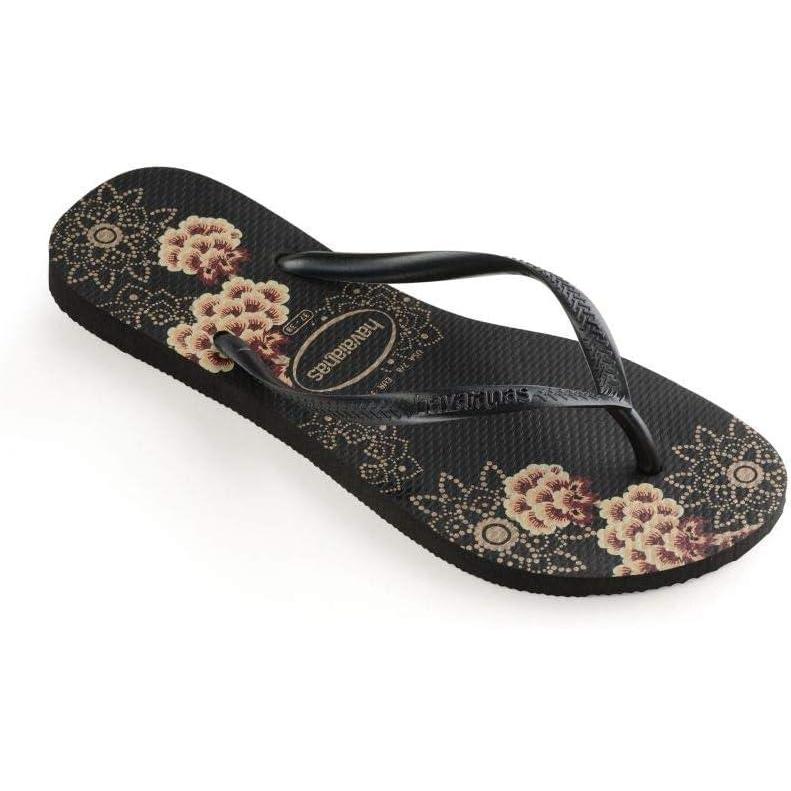 image:imageHavaianas Womens Dragon Flip FlopBlack Dark Grey Metallic