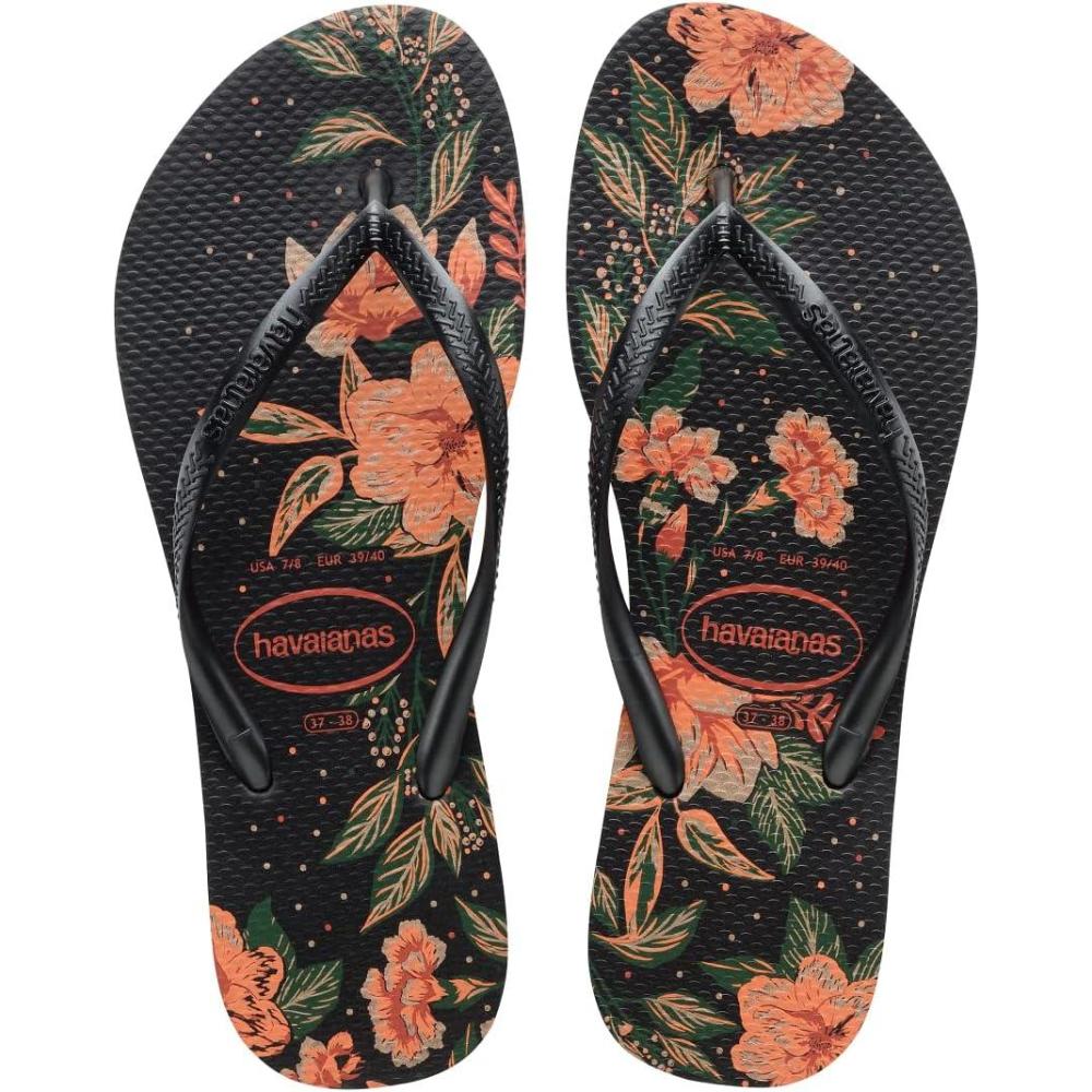 image:imageHavaianas Womens Dragon Flip FlopBlackDark GreyDark Grey