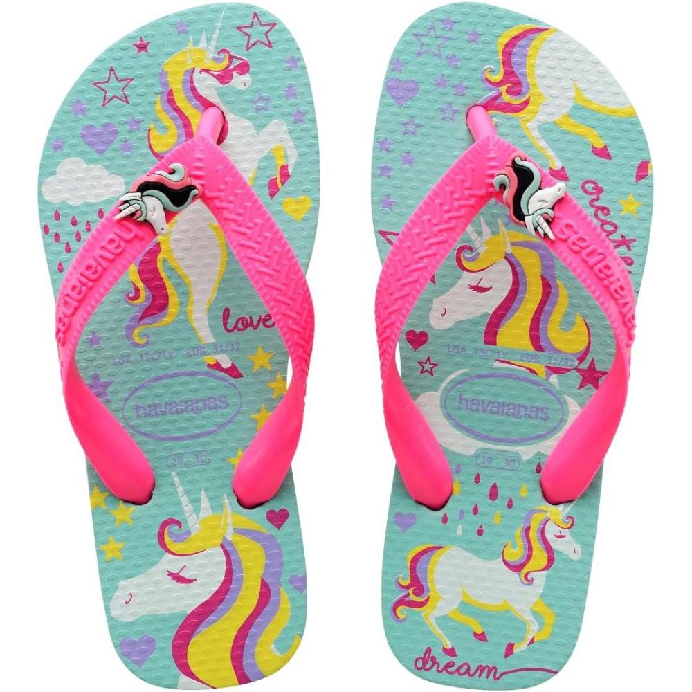 image:imageHavaianas Womens Dragon Flip FlopIce BlueShocking Pink