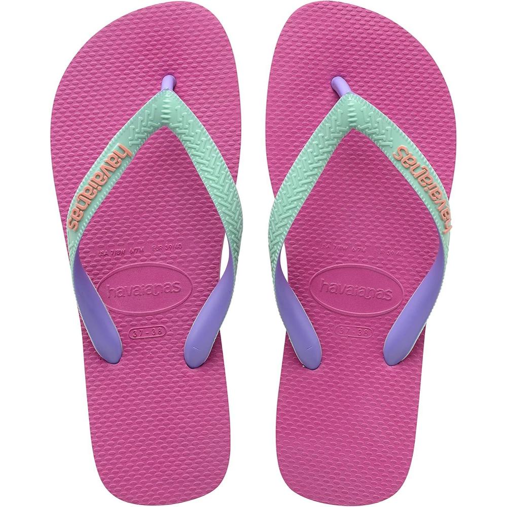 image:imageHavaianas Womens Dragon Flip FlopPink Hollywood Rose 0064