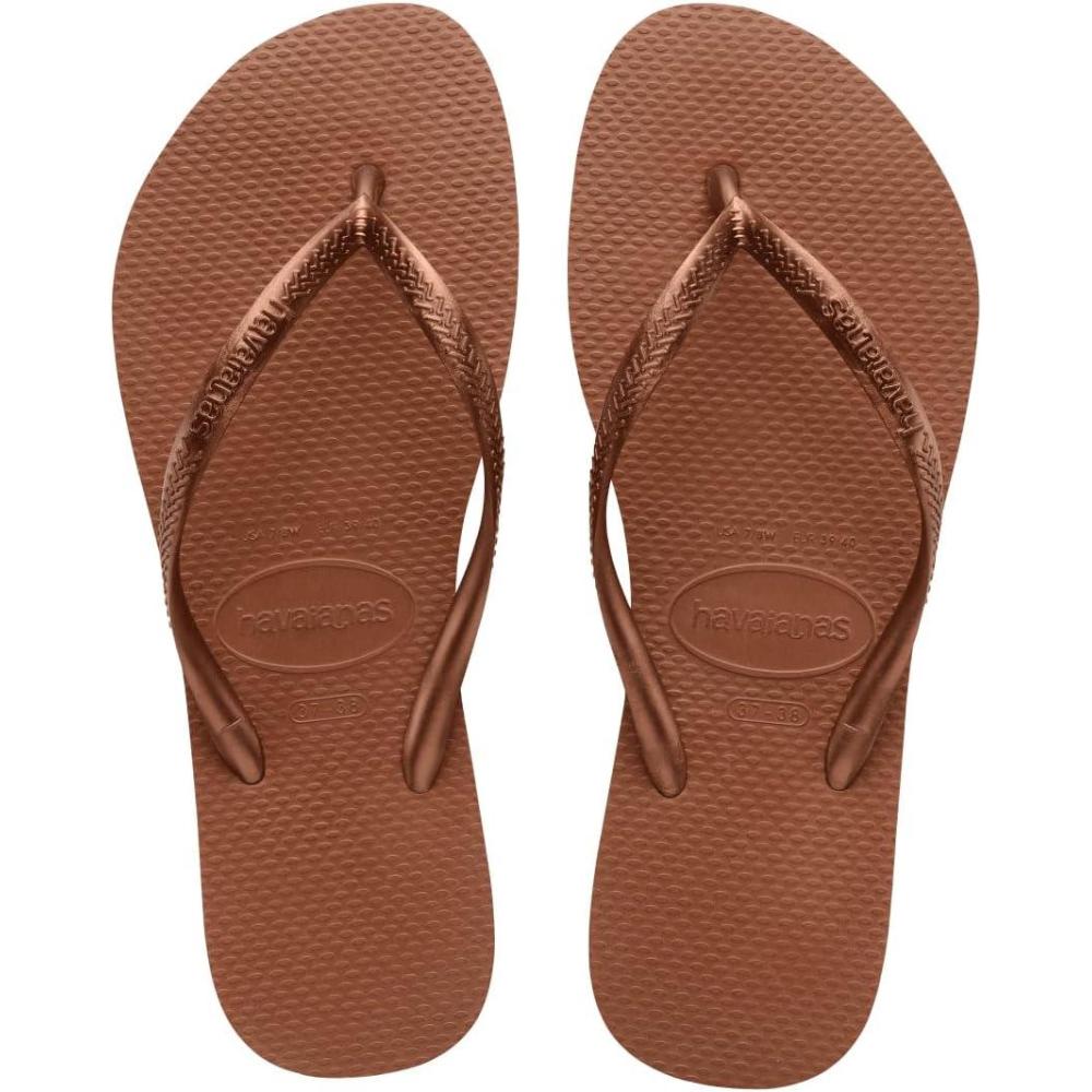 image:imageHavaianas Womens Dragon Flip FlopRustMetallic Copper