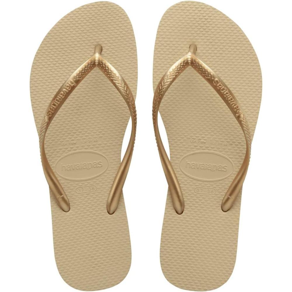 image:imageHavaianas Womens Dragon Flip FlopSand GreyLight Golden