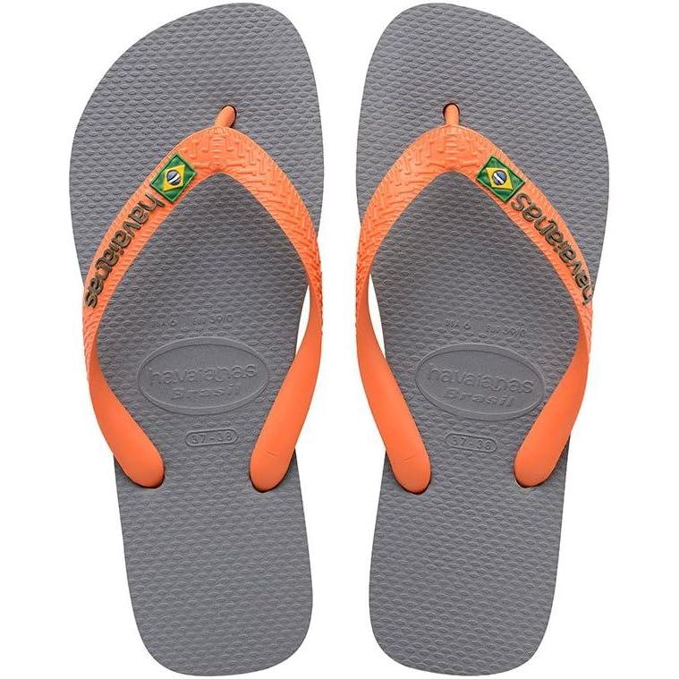 image:imageHavaianas Womens Dragon Flip FlopSteel Grey Neon Orange
