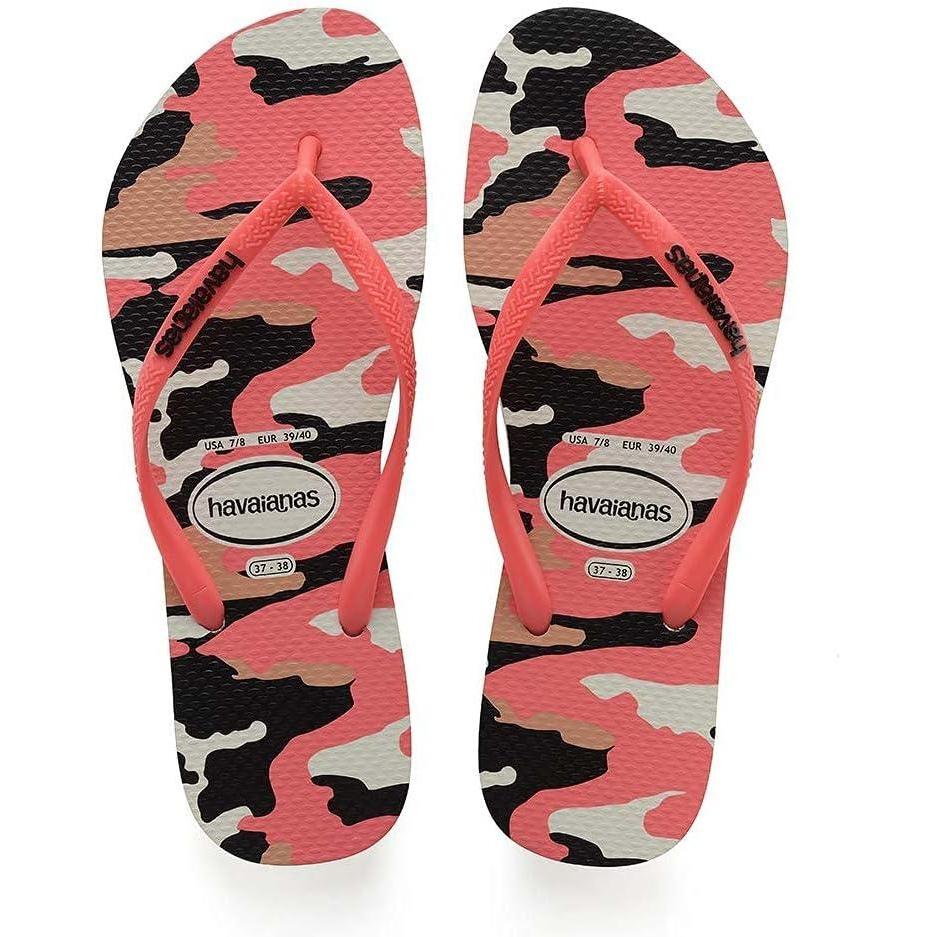 image:imageHavaianas Womens Dragon Flip FlopWhite Coralnew