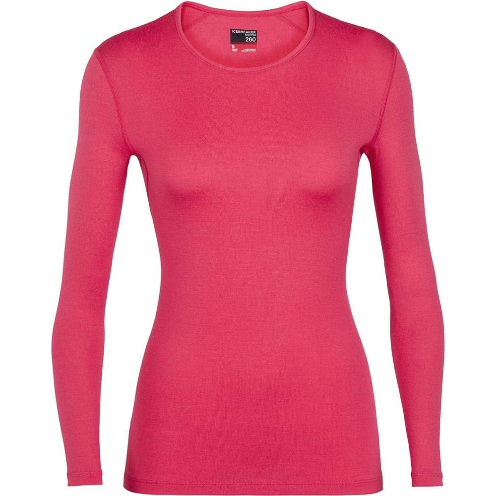 image:imageIcebreaker Merino Womens 200 Oasis Long Sleeve Thermal Cold Weather Half Zip Base Layer TopPrism