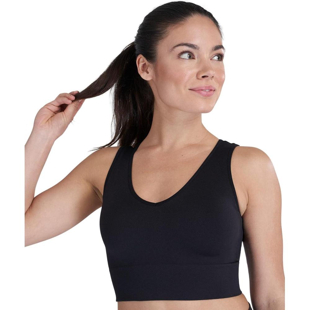 image:imageLook at Me Now Seamless Crop TopVery Black