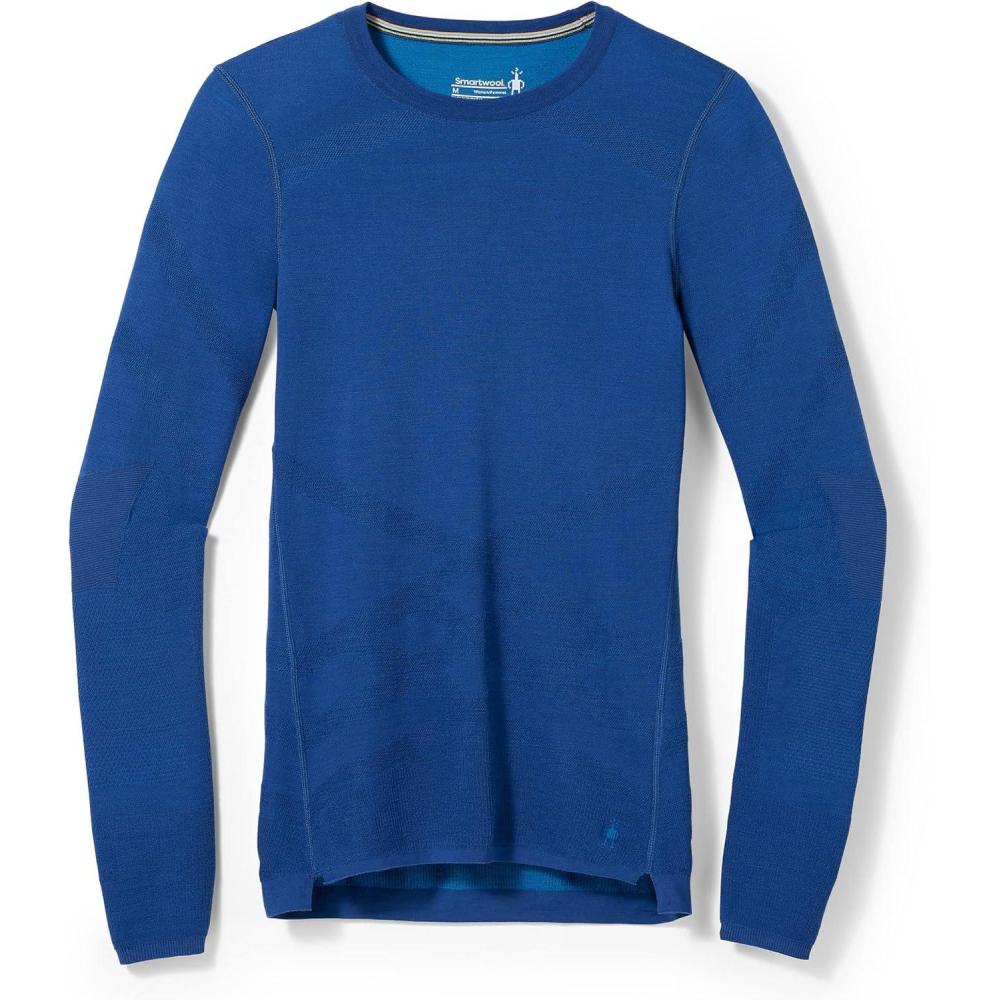 image:imageSmartwool Womens Intraknit Thermal Merino Base Layer Crew Breathable Merino Wool Long Sleeve ShirtBlueberry Hill