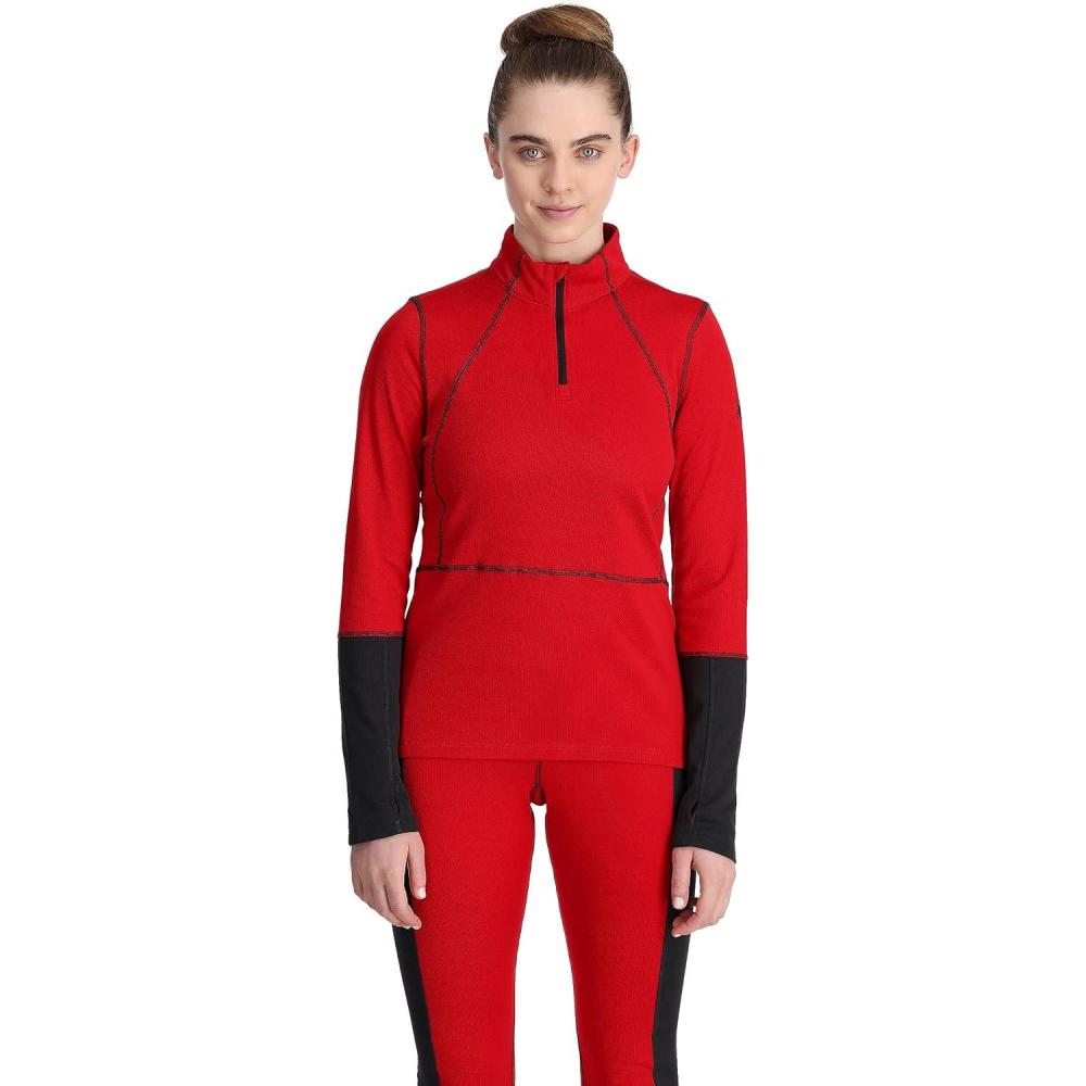 image:imageSpyder womens Charger 12 Baselayer Thermal Ski TopPulse