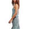 Free People Women’s Bali Margot Top(Mineral Blue Combo)