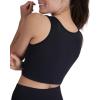 Look at Me Now Seamless Crop Top(Very Black)