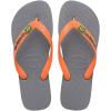 Steel Grey Neon Orange