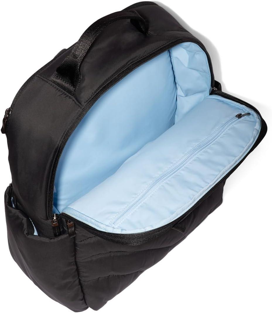 image:imageBaggallini Set Wave Backpack 12x1575 Lightweight Work Travel Bag wLuggage Sleeve amp RFIDBlack Wave Puff