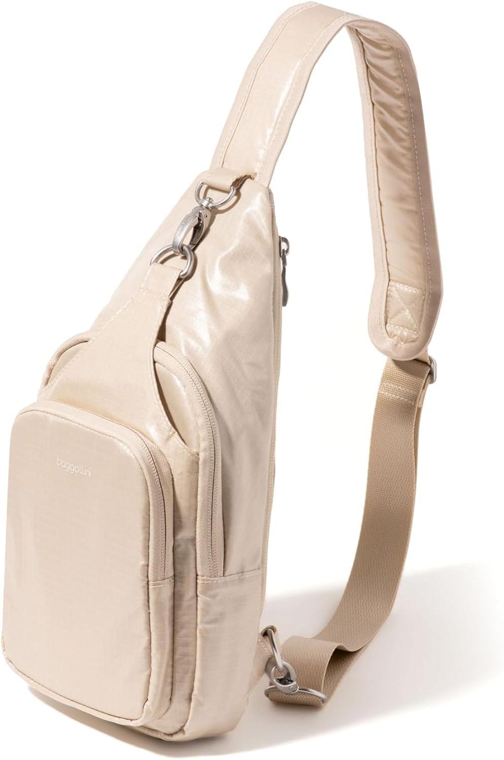 image:imageBaggallini womens Central Park SlingChalk Gloss Ripstop