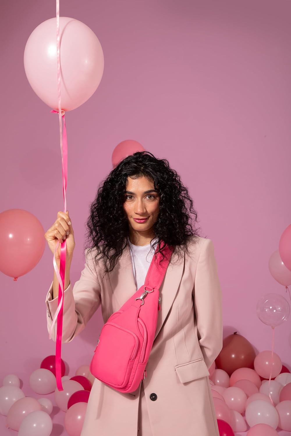 image:imageBaggallini womens Central Park SlingHot Pink Puff