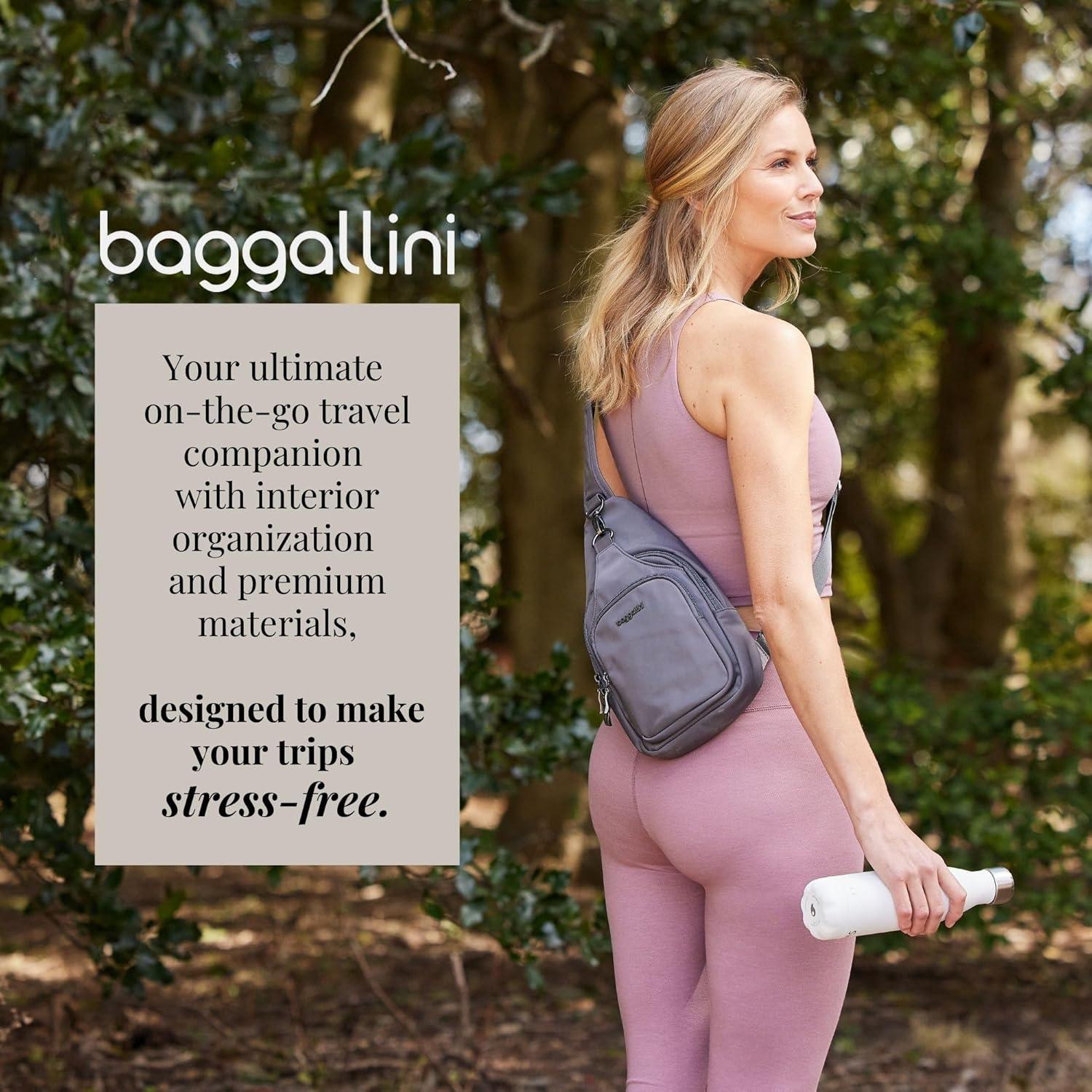 image:imageBaggallini womens Central Park SlingMulberry Gloss Ripstop
