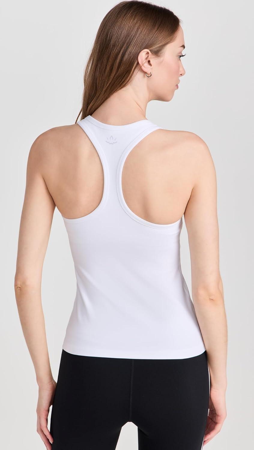 image:imageBeyond Yoga Womens Spacedye Step Up Racerback TankCloud White